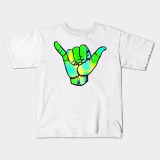 Neon Tie Dye Shaka Kids T-Shirt